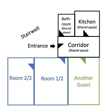 Doppelzimmer Fuer Bis Zu 4 Personen - 4 Og Kwatera prywatna